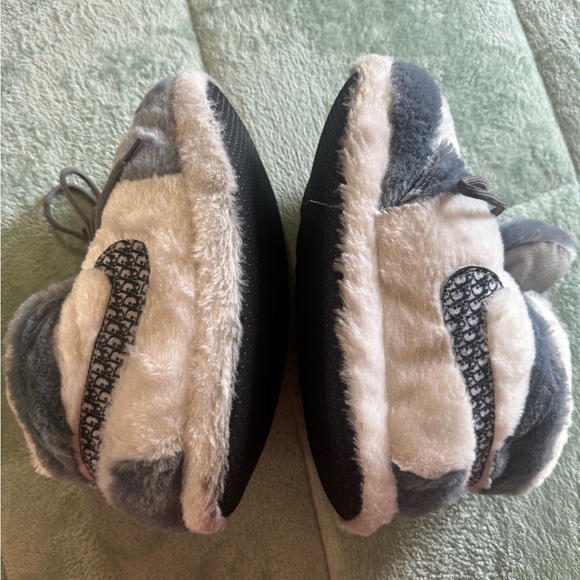 Nike Other - Nike Gray and White Loafers